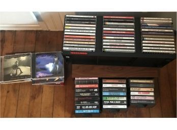 Large Collection Of Music CDs And Cassettes