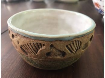Hand Made Potter (Coil) Bowl Sea Shell Design