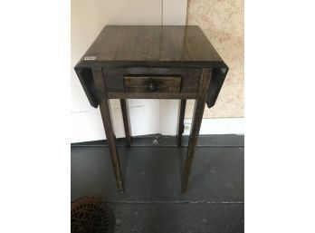 Small 1-Drawer Drop Leaf Side Table