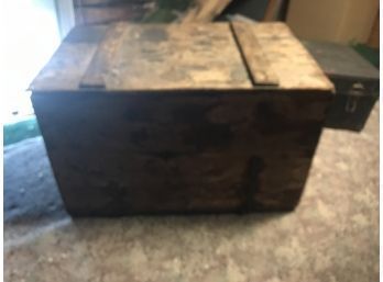 Antique Wooden Shipping Crate