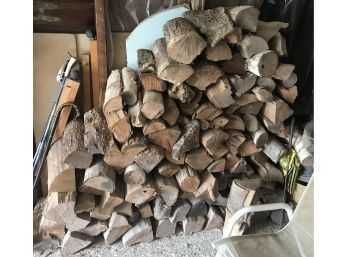Large Stack Of Dry Seasoned Firewood