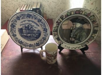 2 Ceramic Plates And Mug
