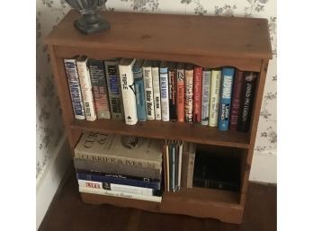 Classic Diminutive 2-Shelf Pine Bookcase