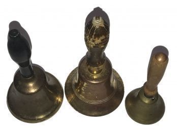 Collection Of 3 Hand Bells