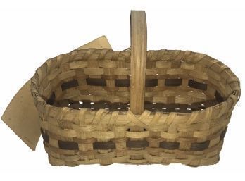Authentic Indian Arts And Crafts Board Certified Hand-made Child's Basket