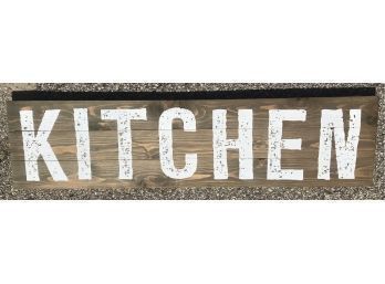 Hanging 'KITCHEN' Wall Sign