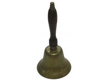 F.ED. Supply 1817 Fire Or School Brass Hand Bell