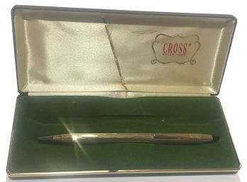 10kt Gold FIlled Cross Lead Pencil In Box