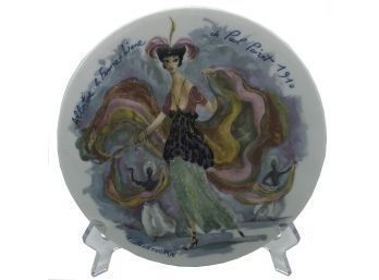 Limoges Limited Edition Collector Plate Les Femme Du Siecle-1910 Ed. BL No. 391