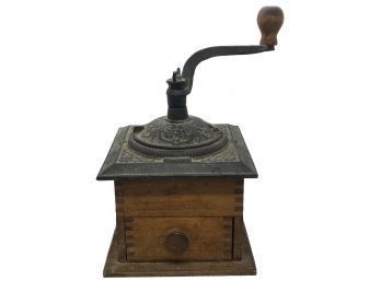Antique Counter Top Coffee Grinder