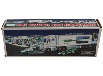 2003 Hess Truck With Race Car In Original Box