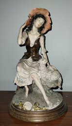 Giuseppe Armani Capodimonte Shepherdess Figurine
