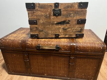 Pair Of Storage Trunks/Boxes