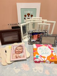 Misc Lot Of Frames & Wall Decor
