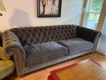 Velvet 4 Seater Tuffted Couch
