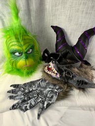 Costumes! Grinch, Maleficent, Big Bad Wolf