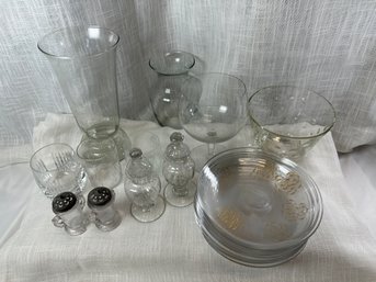 Lot Of Misc Antique Crystal And Glassware