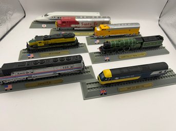 Lot Of 7 Diecast Trains