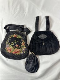 Set Of Three Antique Purses, Owned By Lady Iya Abdy