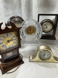 Tick Tock! Lot Of Clocks - Crystal Clear, Seth Thomas, Imperial Clock Works, Mini Sunbeam Grandfather Clock