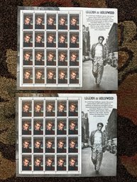 Lot Of 40 James Dean Legends Of Hollywood Stamps