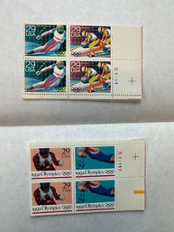 US Olympics 1992 Lot Of 4 Stamps