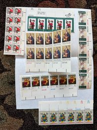 Christmas Stamps Lot Of 42, Various Years