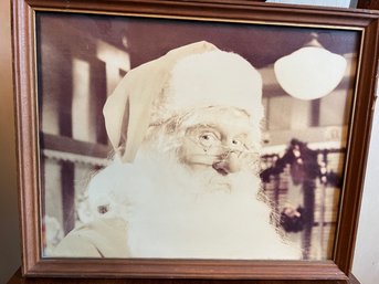 Vintage Photo Of Santa