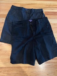 Pair Of Womens Black Shorts Size 14