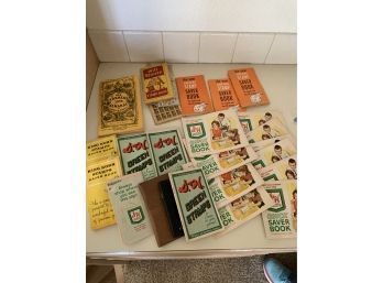 Lot Of Vintage S&h Stamps And Stamp Books