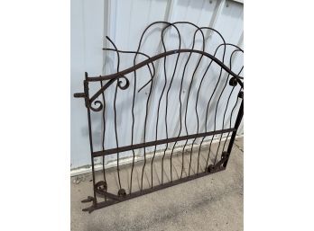 Old Metal Iron Gate Great For Yard Art