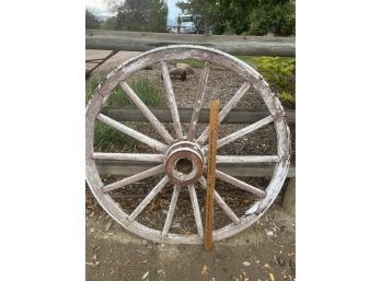 Wood Wagon Wheel #2