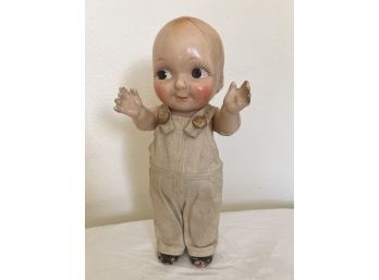 Buddy L Moveable Doll With Lee  Bib Overalls