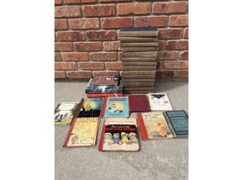 Vintage Book Lot W A Series And Some Children's
