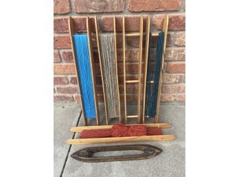 Primitive Wood Sewing Shuttles