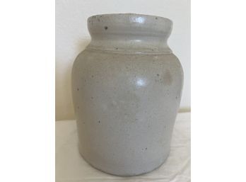Stoneware Crock Jar With Lid