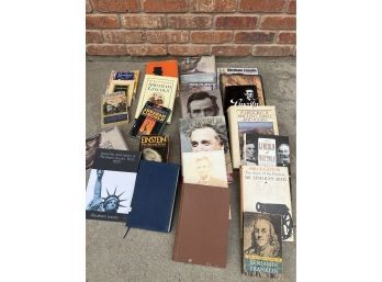 Lot Of Books Mostly Hardcover & Many About Lincoln