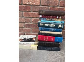 Stack Of Books Mostly Hardcover Non Fiction