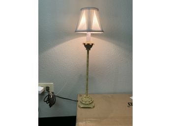 Side Table Lamp With White Shade Works