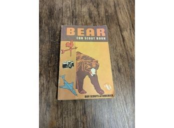 Vintage Bear Cub Scout Book Boy Scouts Of America Handbook