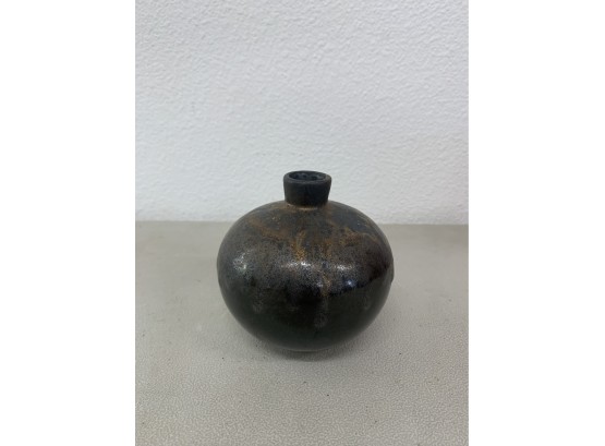 Small Blue Bud Vase, Modern Ceramic Vase, Mini Pottery Vase