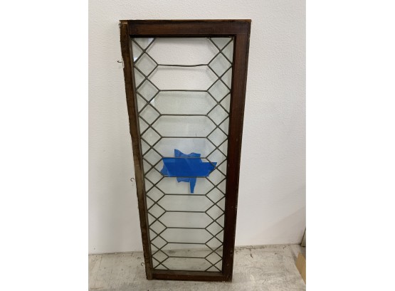 Large Broken Stained Glass Window Pane