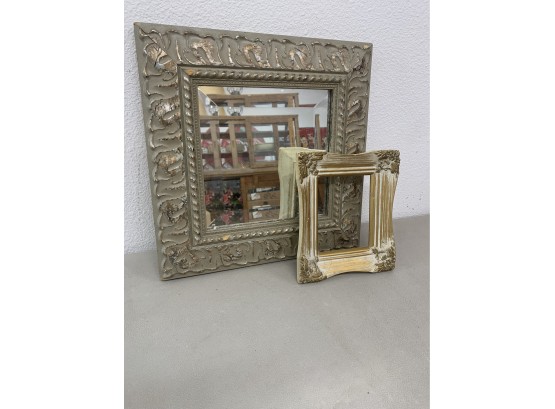 Ornate Frame And Mirror Wall Hangings