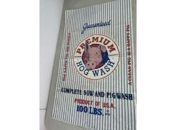 Vintage Premium Hog Wash Feedsack Panel Ticking Stripes Cotton Fabric