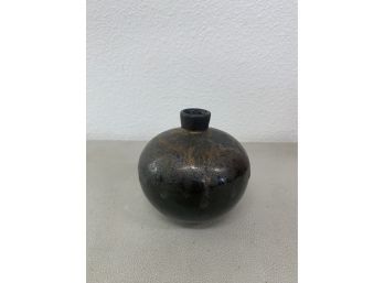 Small Blue Bud Vase, Modern Ceramic Vase, Mini Pottery Vase