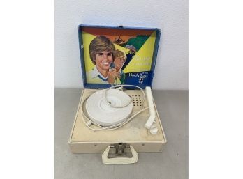 1970s Shaun Cassidy & Parker Stevenson The Hardy Boys Record Player In Case