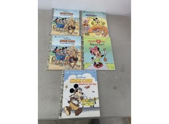 Lot Of Little Golden Books Micky And Minnie Mouse