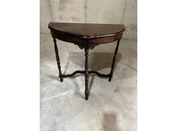2nd Half Round Side Table With Curved Legs