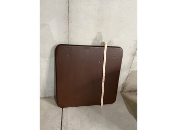 Vintage Brown Folding Card Table
