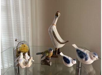Fun Lot Of Bird Figurines Different Styles